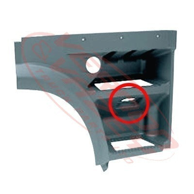 1021004-24 - STEP PANEL - R/H - UPPER - SQUARE CUT OUT - DAF XF105