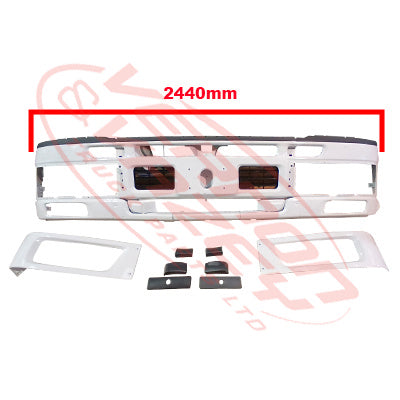 3081090-12 - FRONT BUMPER - 2440 x 520mm - 2006- - ISUZU GIGA CVR/CXZ/CXM/EXR 1997- AFTERMARKET