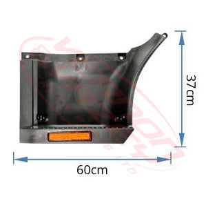 3092004-03 - STEP PANEL - L/H - PLASTIC STEP - NARROW/SHORT - ISUZU FRR/FSR/FTR/FVR 2008 AFTERMARKET