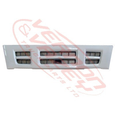 3097199-1 - GRILLE - LOWER - NARROW - WHITE - ONE BAR - ISUZU ELF NKR/NPR/NQR 2004-