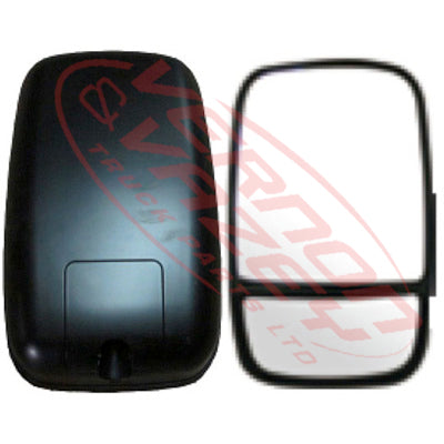 3097216-12 - MIRROR HEAD - R/H - 300MM X 175MM - 30MM BALL - ISUZU NKR/NPR 2009-