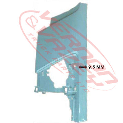 3097224-03 - FRONT CORNER PANEL - L/H - W/O MIRROR HOLE - ISUZU NKR/NPR 2009- 2021