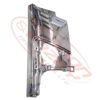3097224-08 - FRONT CORNER PANEL - R/H - W/O MIRROR HOLE - CHROME - ISUZU NKR/NPR 2009- 2021