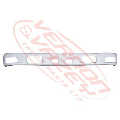 3097290-03 - FRONT BUMPER - N/CAB - W/FOG LAMP HOLE - WHITE - DEEP TYPE - ISUZU NKR/NPR 2009-