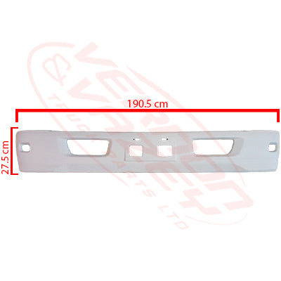 3097290-08W - FRONT BUMPER - WIDE - ISUZU NKR/NPR 2009- AFTERMARKET