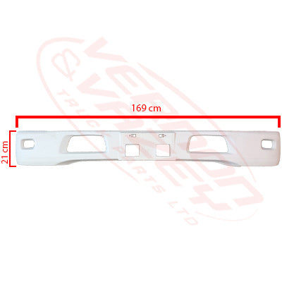 3097290-09W - FRONT BUMPER - NARROW - ISUZU NKR/NPR 2009- AFTERMARKET