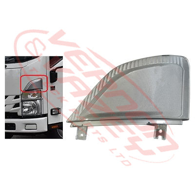 3092097-05 - CORNER LAMP GARNISH - L/H - ISUZU FRR/FSR/FTR/FVR 2021 - ON