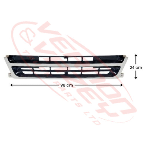 3787099-11 - GRILLE - LOWER - NARROW CAB - 980mm - MITSUBISHI FM615/FK516 2000- AFTERMARKET