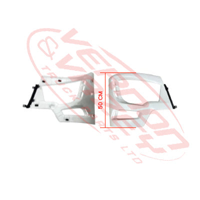 3788291-02 - FRONT BUMPER END - R/H - 500 HIGH - MITSUBISHI SHOGUN FP/FV/FS EURO V 2017-