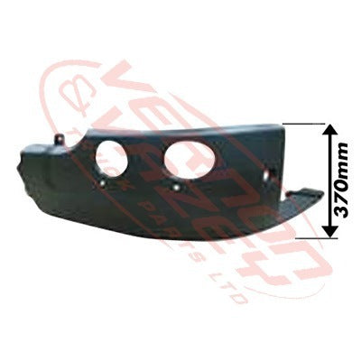 6594090-71 - FRONT BUMPER END - L/H - 370mm - SCANIA P/R TRUCK - 2009- HIGH BUMPER