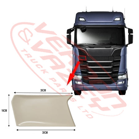 6594199-62 - GRILLE - MIDDLE FRAME - UPPER SIDE COVER - R/H - SCANIA P TRUCK - 2017-