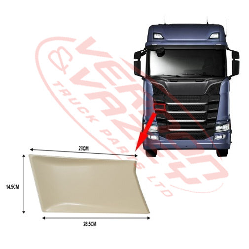 6594199-64 - GRILLE - MIDDLE FRAME - MIDDLE SIDE COVER - R/H - SCANIA P TRUCK - 2017-