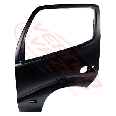 8187210-05 - FRONT DOOR - L/H - W/MIRROR & SIDE LAMP HOLES - W/O REFLECTOR HOLE - TOYOTA DYNA / HINO DUTRO 2011-