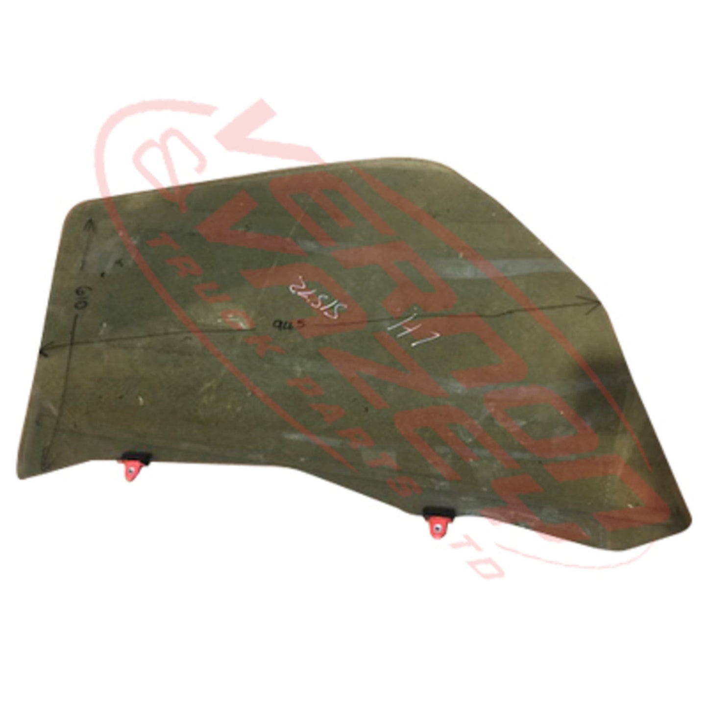 8187210-81 - FRONT DOOR GLASS - L/H - WIDE CAB - TOYOTA DYNA / HINO DUTRO 2011-