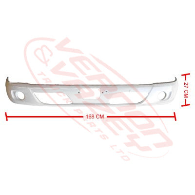 8187290-10 - FRONT BUMPER - NARROW - W/FOG LAMP - 2018- - TOYOTA DYNA / HINO DUTRO 2011-