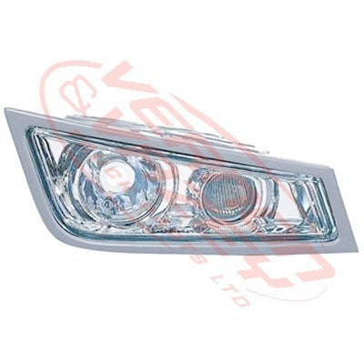 9013094-56 - FOG LAMP - R/H - CHROME - W/HIGH BEAM - VOLVO FH/FM - 2008-