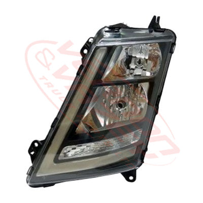 9013194-07 - HEADLAMP - L/H - MANUAL BLACK - VOLVO FH 2013- ON / FM 2013-2021