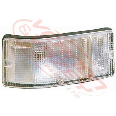 1296097-24 - CORNER LAMP - R/H - CLEAR - DAIHATSU DELTA V59/V78/V76 1985-98