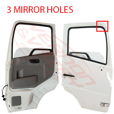 1688510-12 - FRONT DOOR - R/H - W/O LOWER GLASS - COMPLETE/ELECTRIC - NISSAN QUON 2006- AFTERMARKET