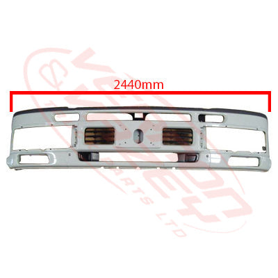 3081090-12 - FRONT BUMPER - 2440 x 520mm - 2006- - ISUZU GIGA CVR/CXZ/CXM/EXR 1997- AFTERMARKET