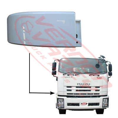3092099-08 - LOWER GRILLE - END - R/H - HIGH CAB - ISUZU FRR/FSR/FTR/FVR 2008