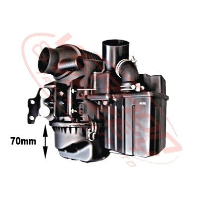 3097051-2 - AIR CLEANER BOX - 80mm - DIRTY AIR SIDE - ISUZU ELF NPR/NRR/NKR/NHR 1994-01