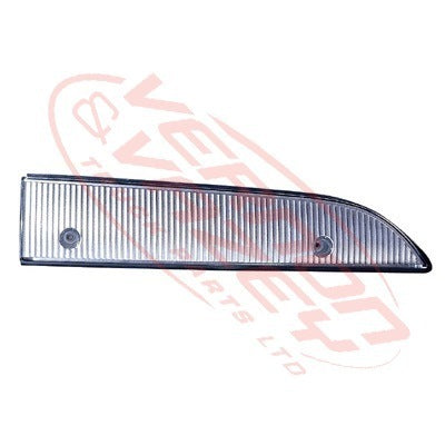 3097094-67 - HEADLAMP - GARNISH - L/H - UPPER - GREY/SILVER - ISUZU ELF NPR/NRR/NKR/NHR 2004-
