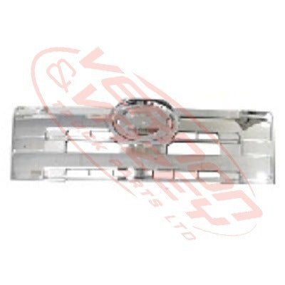 3186299-02 - GRILLE - UPPER - CHROME - HINO PROFIA SH 2002-