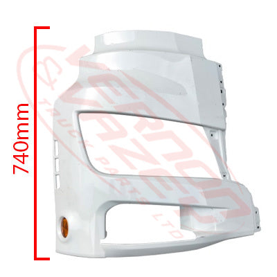 3186390-12 - BUMPER END - R/H - HINO 700 FS/FY 2017-