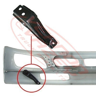3191090-73 - FRONT BUMPER IRON - L/H - LOWER - HINO RANGER PRO FC/FD/FG/FM 2002-