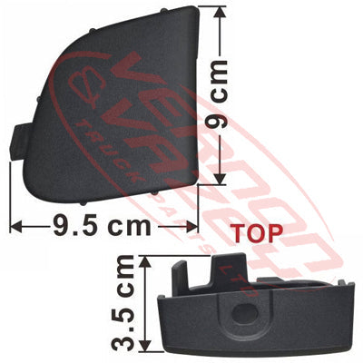 3191090-91 - FRONT BUMPER COVER OF BOLT - L/H - 2010- - HINO RANGER PRO FC/FD/FG/FM 2002-