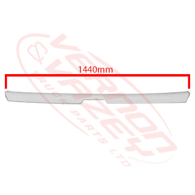 3192090-12 - FRONT BUMPER UPPER - WIDE - HINO RANGER 500 2017- FG, FL, FM, GH