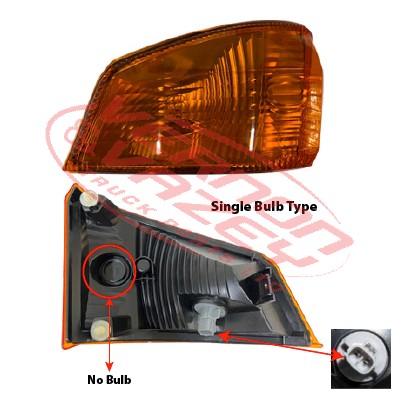 3192097-01 - CORNER LAMP - L/H - 1 BULB TYPE - HINO RANGER 500 2015- FM / GH