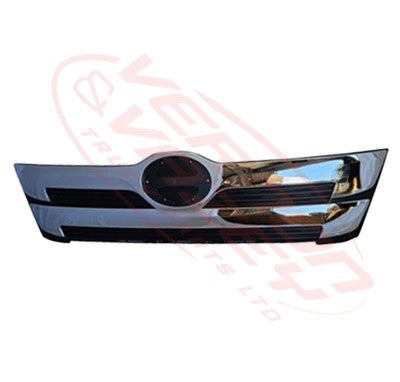 3192099-03 - GRILLE - UPPER - WIDE - BLACK/CHROME - HINO RANGER 500 2017-