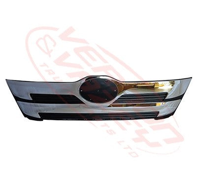 3192099-04 - GRILLE - UPPER - NARROW - BLACK/CHROME - HINO RANGER 500 2017-