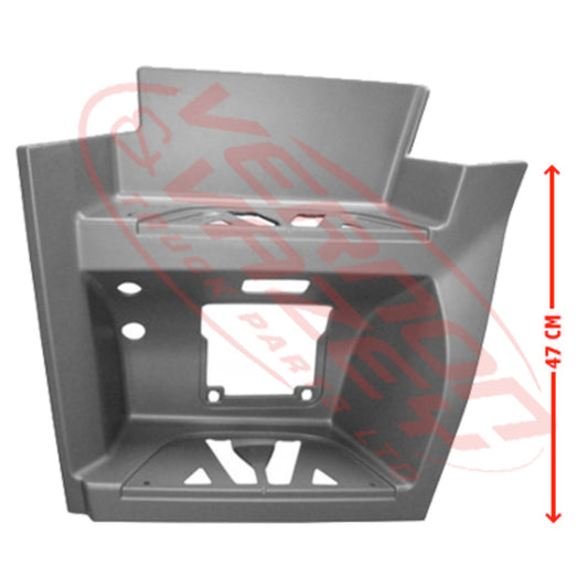 3575304-25 - STEP PANEL - LOWER & MIDDLE - L/H - 47CM HIGH - MERCEDES BENZ ACTROS - MP4 - MEGA