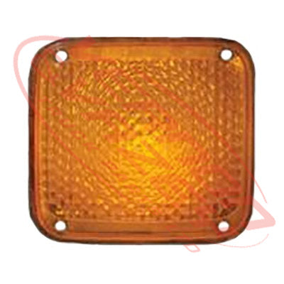 3787098-22 - REAR LAMP - LENS - L/H=R/H - AMBER - MITSUBISHI FM615/FK516 1994-