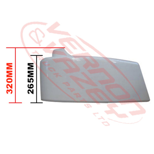 3787190-22 - FRONT BUMPER GARNISH - R/H - 320MM HIGH - MITSUBISHI FIGHTER 2006-  H/L IN CORNER PANEL