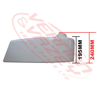 3787190-23 - FRONT BUMPER GARNISH - L/H - 240MM HIGH - MITSUBISHI FIGHTER 2006-  H/L IN CORNER PANEL