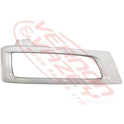 3787194-74 - HEADLAMP BEZEL - R/H - H/L IN BUMPER - SHALLOW - MITSUBISHI FIGHTER 2006-