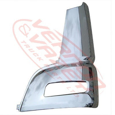 3788124-03 - FRONT CORNER PANEL - L/H - CHROME - MITSUBISHI FP50/FV50/HD EURO V 2008-