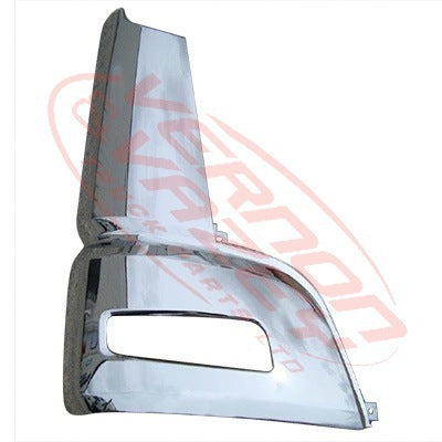 3788124-04 - FRONT CORNER PANEL - R/H - CHROME - MITSUBISHI FP50/FV50/HD EURO V 2008-