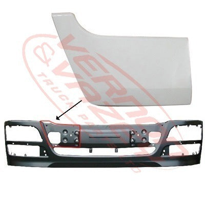 3788190-22 - FRONT BUMPER GARNISH - R/H - MITSUBISHI FP50/FV50/HD EURO V 2008-