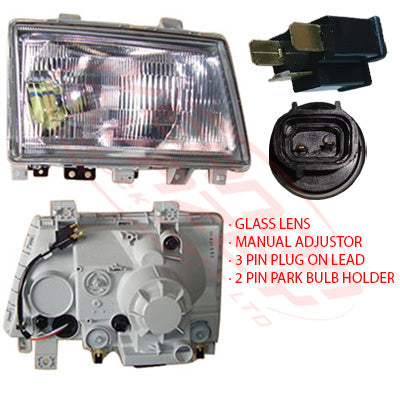 3798194-4 - HEADLAMP - R/H - K-TYPE - GLASS - MITSUBISHI CANTER FE7/FE8 2005- AFTERMARKET