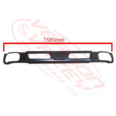 3798290-10 - FRONT BUMPER - NARROW - 225MM DEEP - BLACK - MITSUBISHI CANTER FEA 2011- 2018 AFTERMARKET