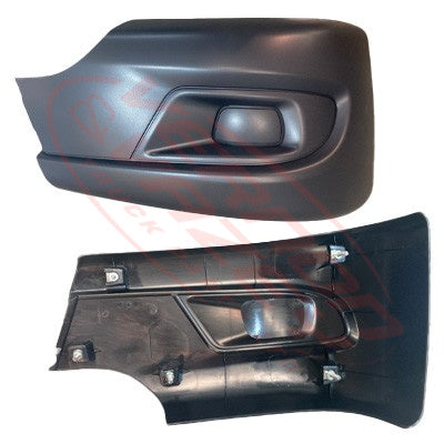 3798390-24 - FRONT BUMPER END - W/OUT HOLE - R/H - NARROW - MITSUBISHI CANTER FE 2020- AFTERMARKET