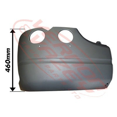 6593090-72 - FRONT BUMPER END - R/H - 460mm HIGH - SCANIA P/R TRUCK - 2003-      LOW BUMPER
