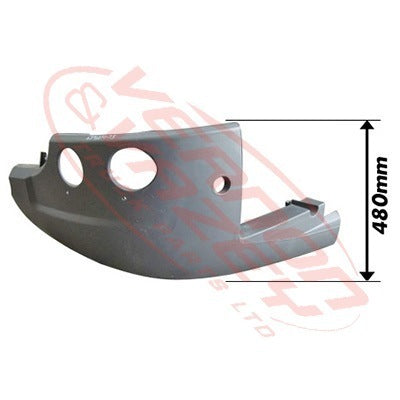 6594090-73 - FRONT BUMPER END - L/H - 480mm - SCANIA P/R TRUCK - 2009-   LOW BUMPER
