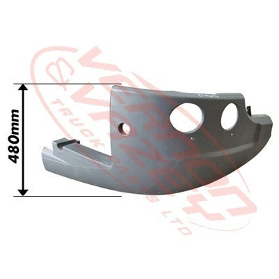6594090-74 - FRONT BUMPER END - R/H - 480mm - SCANIA P/R TRUCK - 2009-   LOW BUMPER