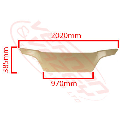 6594199-00 - GRILLE - UPPER (FRONT PANEL) - SCANIA P/R TRUCK - 2017-